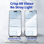 RURIHAI Til iPhone Air Mat Fuld Skærmbeskytter AR Antirefleks Hærdet Glasfilm