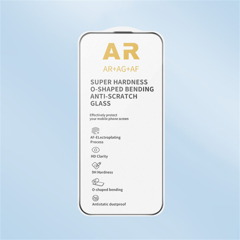 RURIHAI Til iPhone Air Mat Fuld Skærmbeskytter AR Antirefleks Hærdet Glasfilm