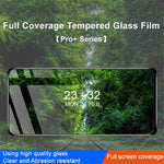 IMAK Pro+-serie hærdet glas-heldækkende skærmbeskyttelse til Xiaomi Poco X5 Pro 5G / Redmi Note 12 Pro Speed 5G, eksplosionssikker, ultraklar, ridsefast skærmfilm