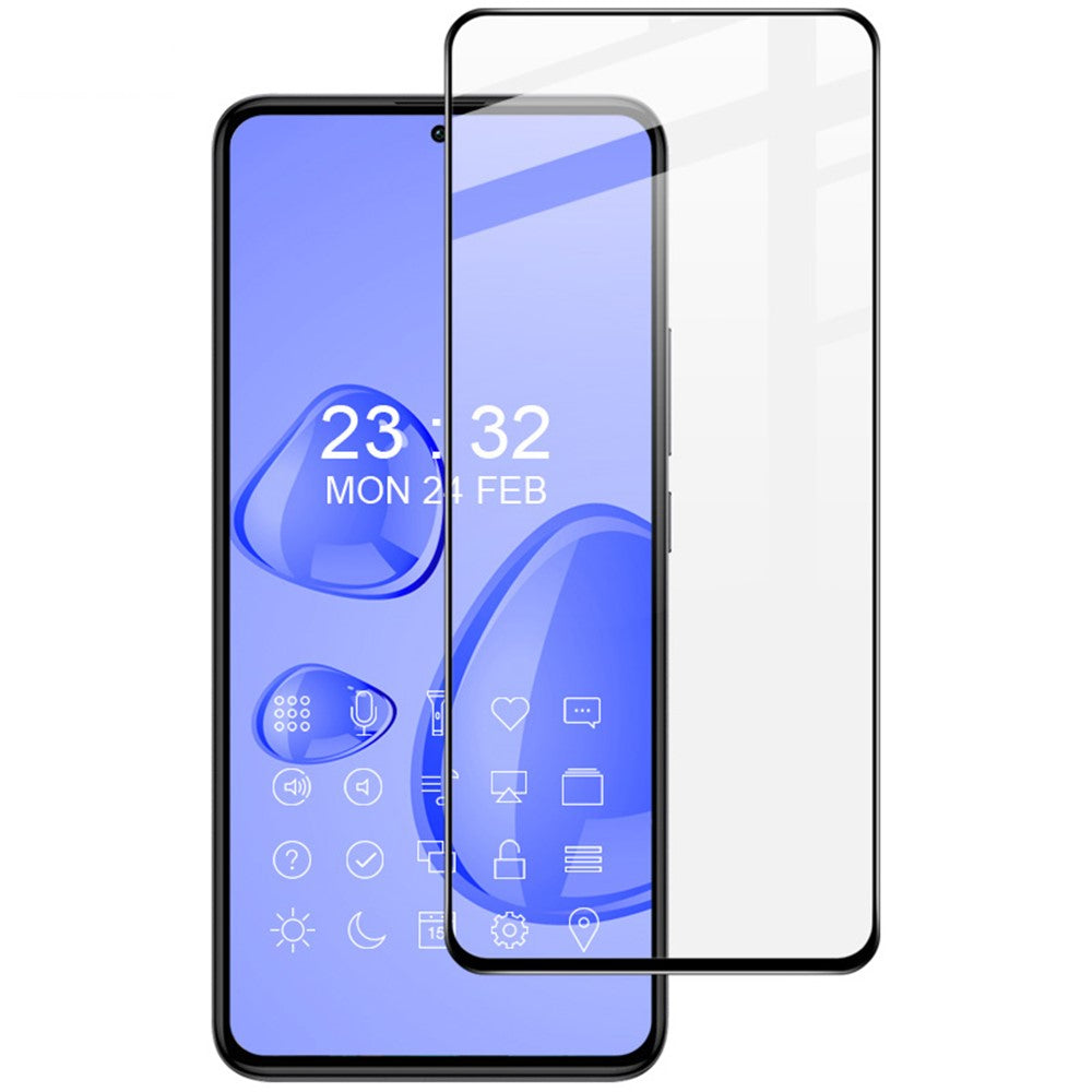 IMAK Pro+-serien för Xiaomi Redmi K60E 5G / Poco F5 Pro 5G / Redmi K60 Pro 5G / K60 5G Reptålig HD Klart Härdat Glas Helskärmsskydd Dammtät mobilskärmfilm
