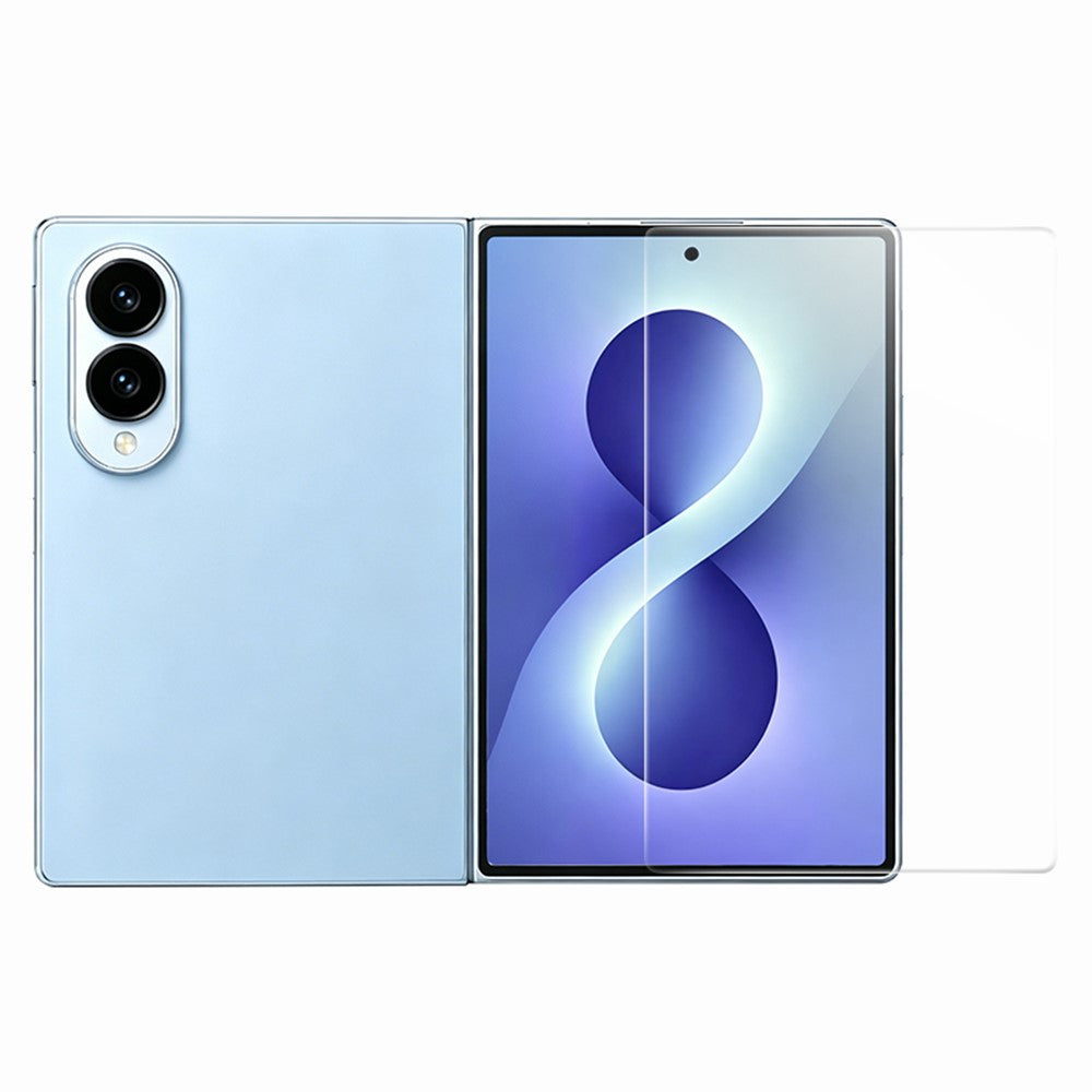 RURIHAI For Samsung Galaxy Z Fold8 Screen Protector 0.26mm 2.5D Full Glue High Aluminum Silicon Glass Film (NOT Complete Covering)