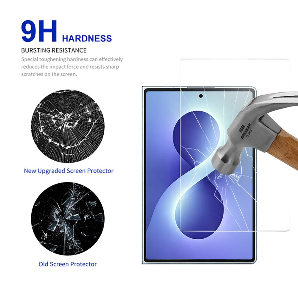 RURIHAI For Samsung Galaxy Z Fold8 Screen Protector 0.26mm 2.5D Full Glue High Aluminum Silicon Glass Film (NOT Complete Covering)
