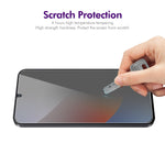 HAT PRINCE for Xiaomi Redmi 15a 5G 2Pcs Privacy Screen Protector ENKAY Hat-Prince Full Glue Full Coverage 28-degree Anti-Spy Tempered Glass