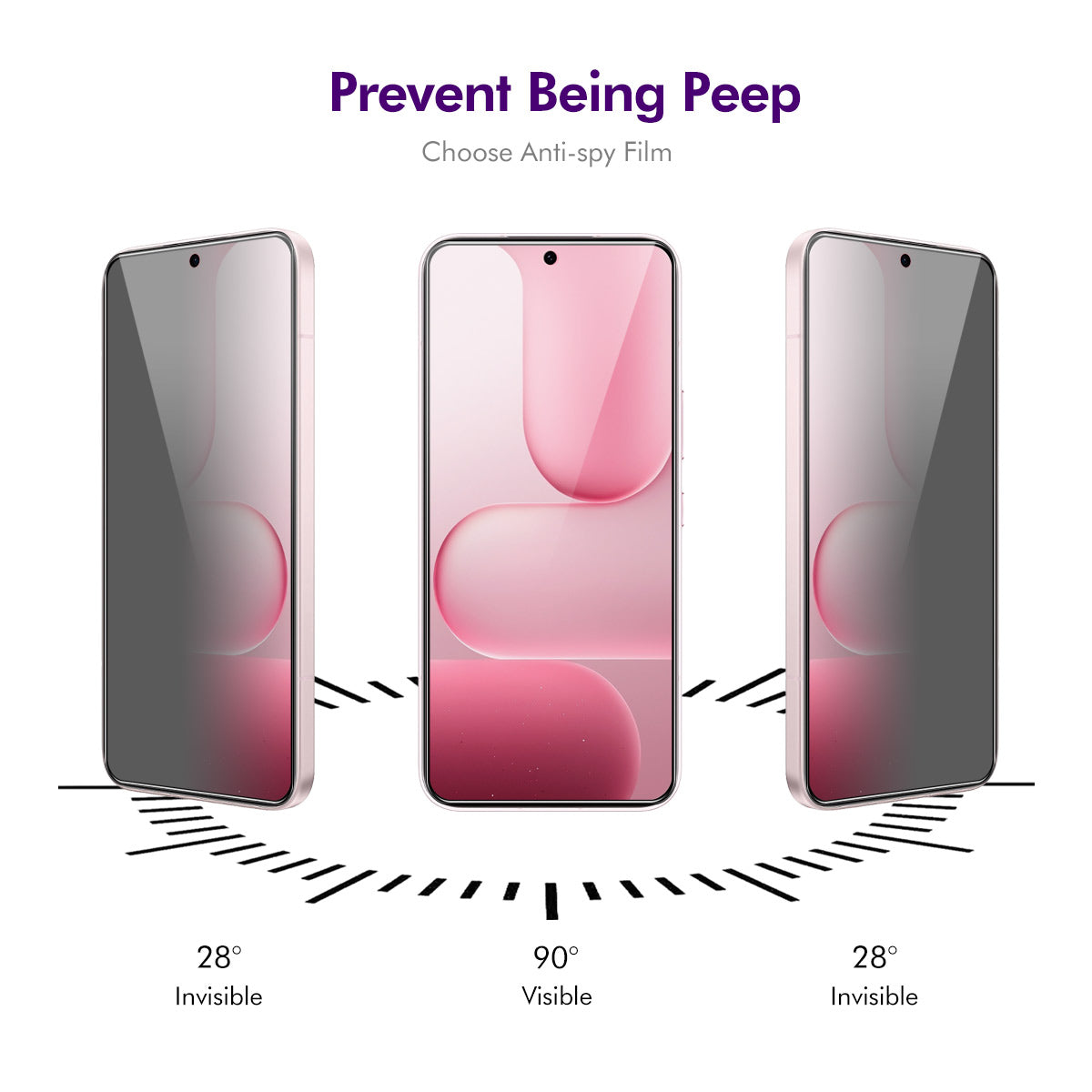 HAT PRINCE for Honor X80i 5G / Honor 600 Lite 5G 2Pcs Privacy Screen Protector ENKAY Hat-Prince Full Glue Full Coverage 28-degree Anti-Spy Tempered Glass