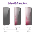 HAT PRINCE for Honor X80i 5G / Honor 600 Lite 5G 2Pcs Privacy Screen Protector ENKAY Hat-Prince Full Glue Full Coverage 28-degree Anti-Spy Tempered Glass