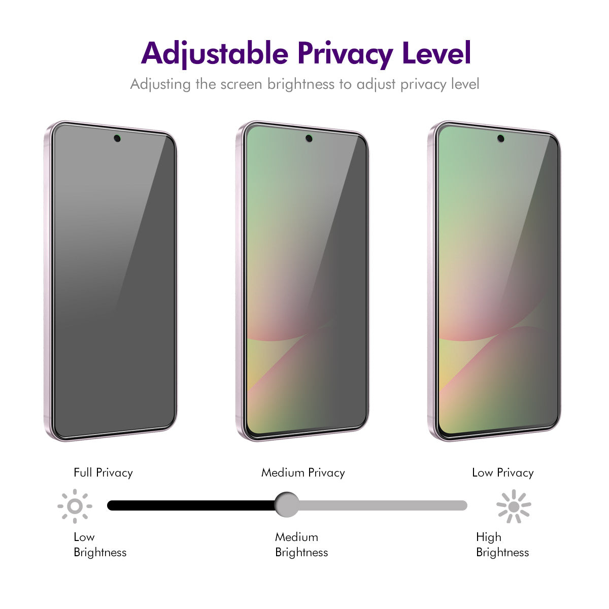 HAT PRINCE for Samsung Galaxy S26+ Privacy Screen Protector ENKAY Hat-Prince Full Glue Full Coverage 28-degree Anti-Spy Tempered Glass