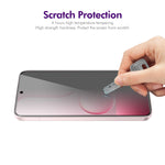 HAT PRINCE for Honor 600 Smart 5G / X7e Plus 5G Privacy Screen Protector ENKAY Hat-Prince Full Glue Full Coverage 28-degree Anti-Spy Tempered Glass