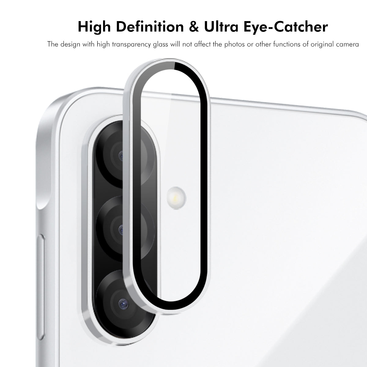 HAT PRINCE til Samsung Galaxy S26 FE ENKAY Kameralinsebeskytter Metalring Linsefilm