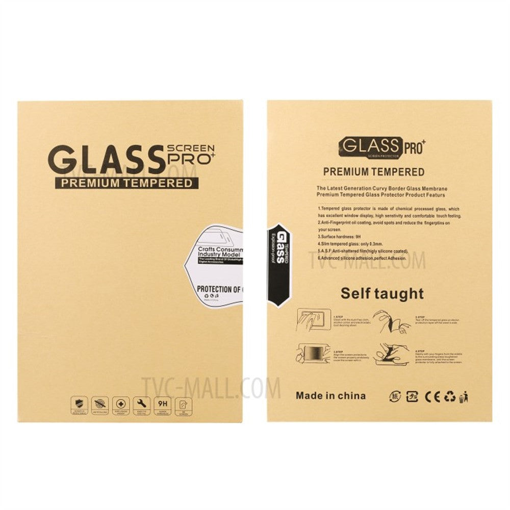 Til Oppo Pad 6 Hærdet Glas Skærmbeskytter 2.5D Lige Kant Fuld Skærm Film, Fuld Lim