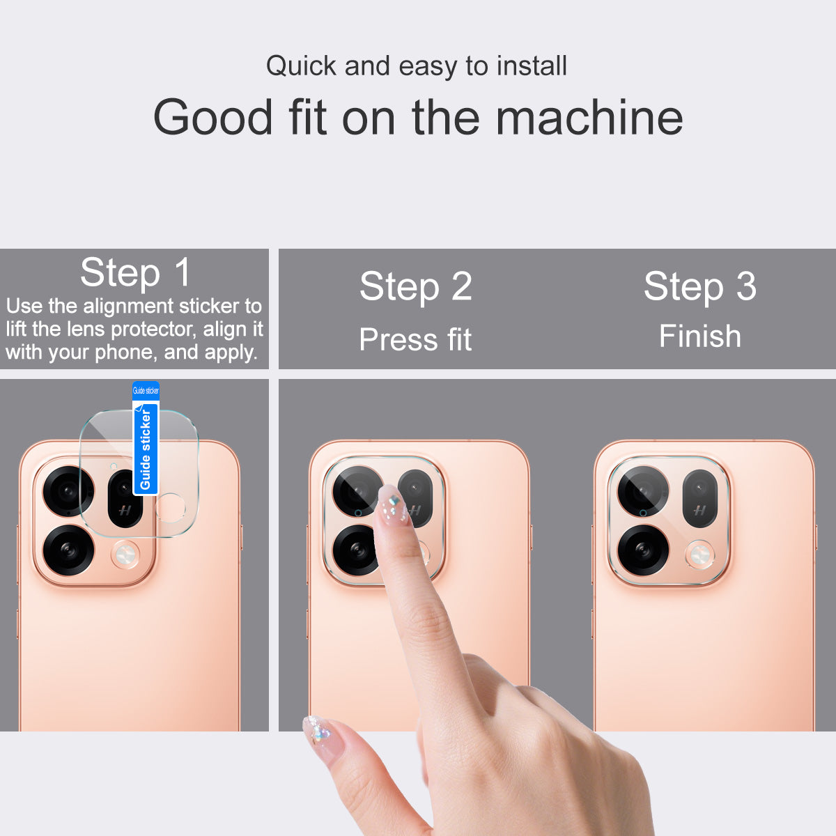 IMAK for Oppo Find X9s 5G Camera Lens Protector Slim Tempered Glass Full Coverage Lens Film