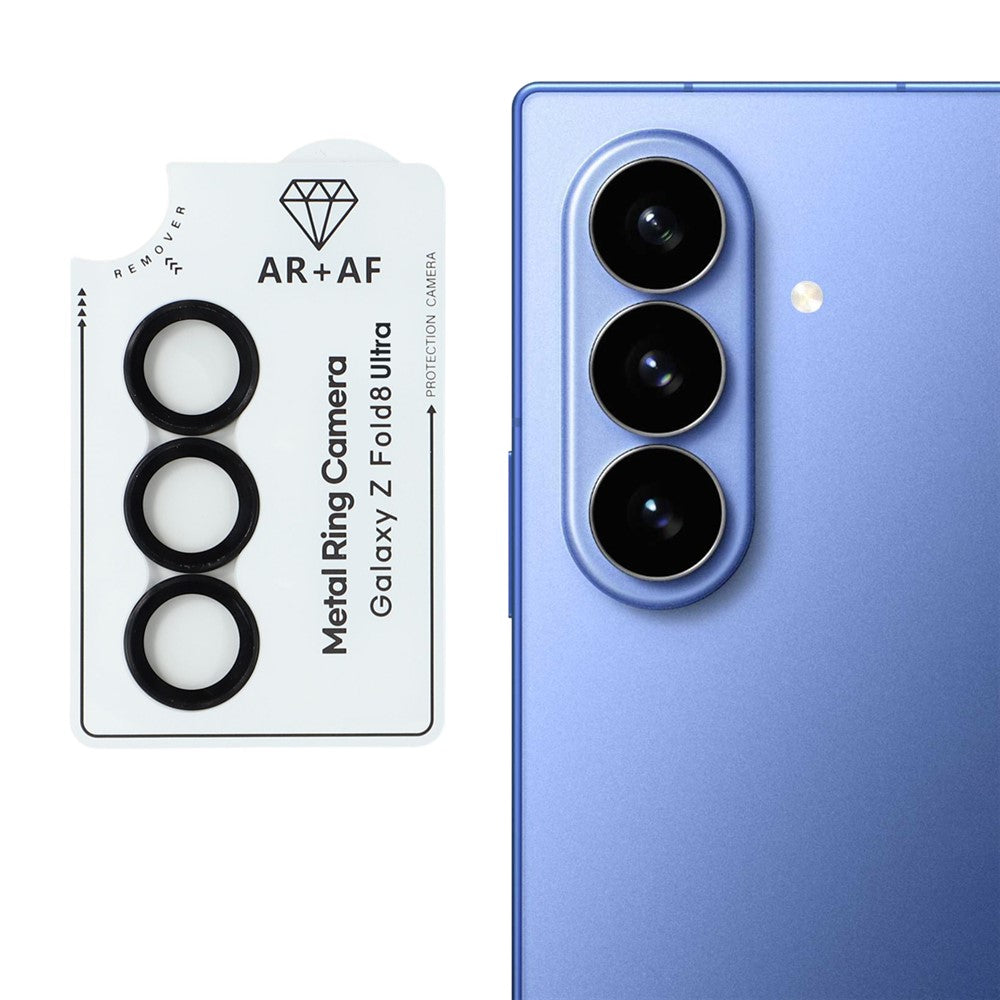 Til Samsung Galaxy Z Fold8 Ultra Kameralinsebeskytter Elektrobelagt Ultra HD Hærdet Glaslinsefilm