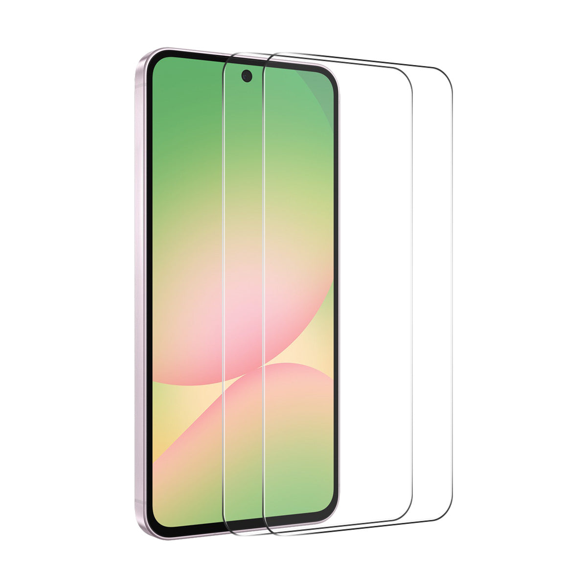 HAT PRINCE til Samsung Galaxy M47 5G ENKAY 2 stk. skærmbeskyttelse 9H, transparent fuldklæbende høj aluminium-silicium-glasfilm (ikke fuld dækning)