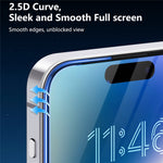 JOYROOM 18MQ14H for iPhone 18 Pro Max / 17 Pro Max Screen Protector 2.5D Full Coverage Silk Printing High Aluminium-Silicon Glass Clear Anti-dust Film