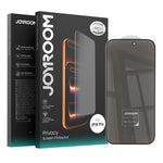 JOYROOM 18MQ12P for iPhone 18 Pro Privacy Screen Protector 2.5D High Aluminium-Silicon Glass Full Coverage Film with Dust Shield
