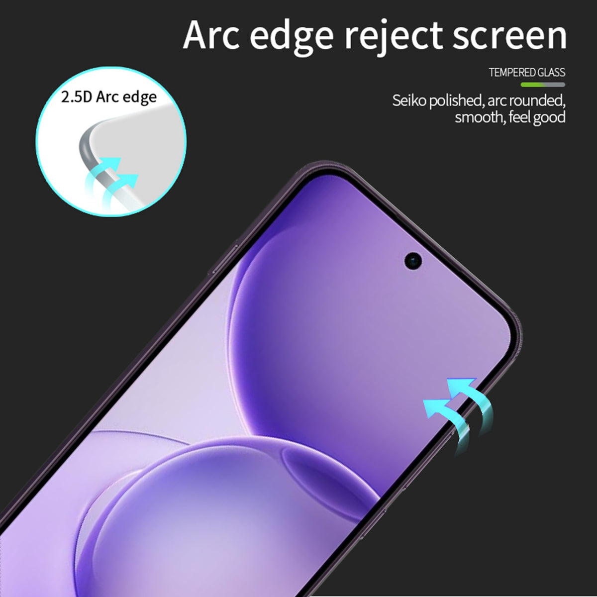 PINWUYO för Oppo Reno16 F 5G Härdat Glasfilm JK Series-2 9H Heltäckande Skärmskydd