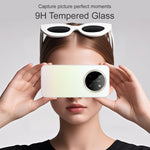 IMAK til Honor X80 Pro Max 5G Hærdet Glas Full Cover Kameralinsebeskytter med Selvreplacerende Ramme - Sort