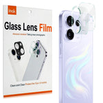 IMAK for Oppo Reno16 5G (Global) Tempered Glass Full Cover Camera Lens Protector + Acrylic Lens Cap