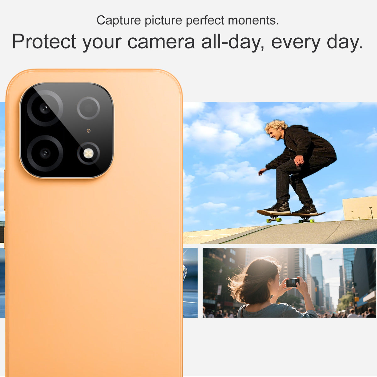 IMAK for OnePlus Turbo 6X Pro 5G Tempered Glass Full Cover Camera Lens Protector with Self Positioning Frame - Black