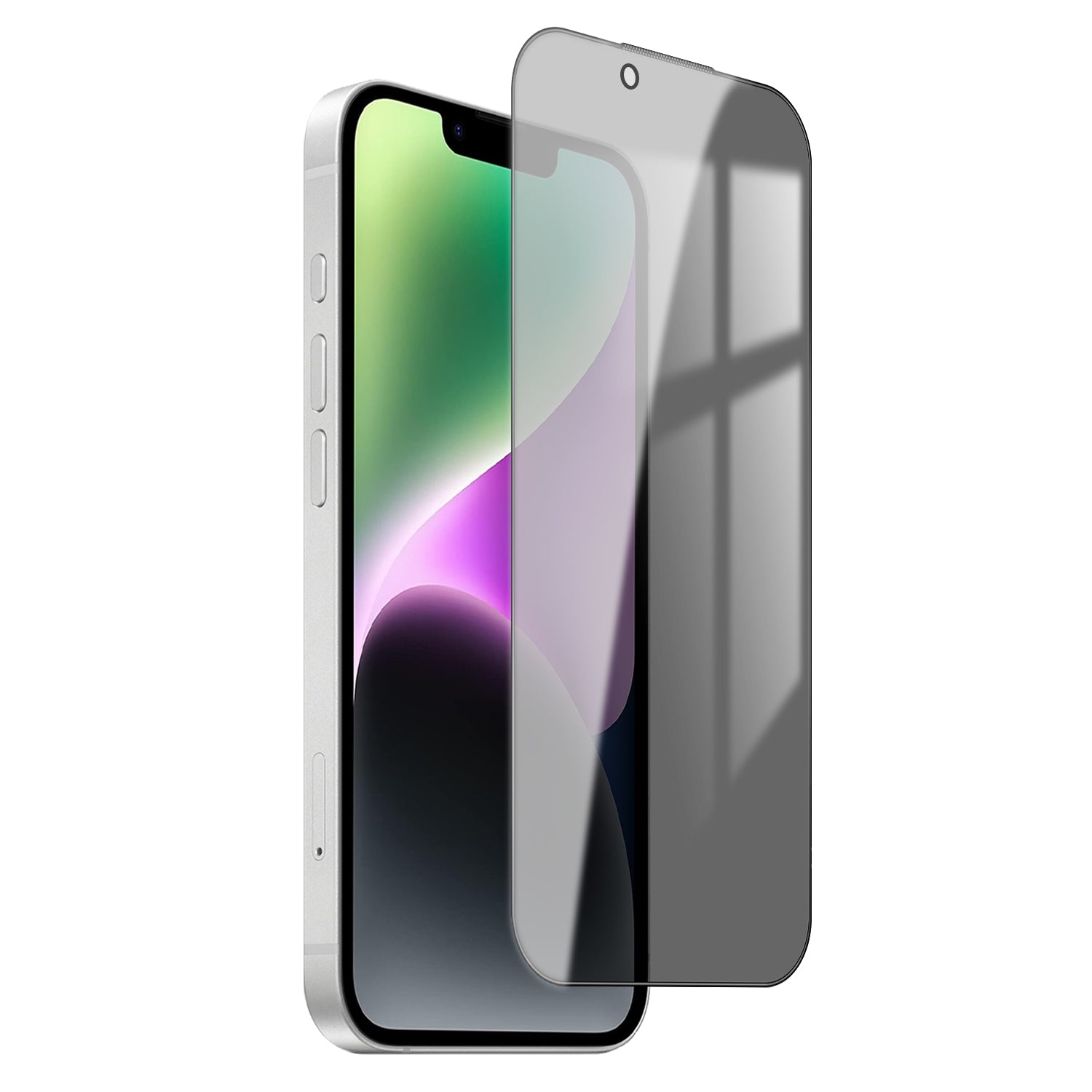 Til iPhone 14 Privacy Skærmbeskytter AR Antireflekterende Højt Aluminium-silicium Glas Anti-Spy Film