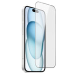 Til iPhone 15 Skærmbeskytter AR Anti-reflekterende Silketryk Klar Høj Aluminium-silicium Glasfilm