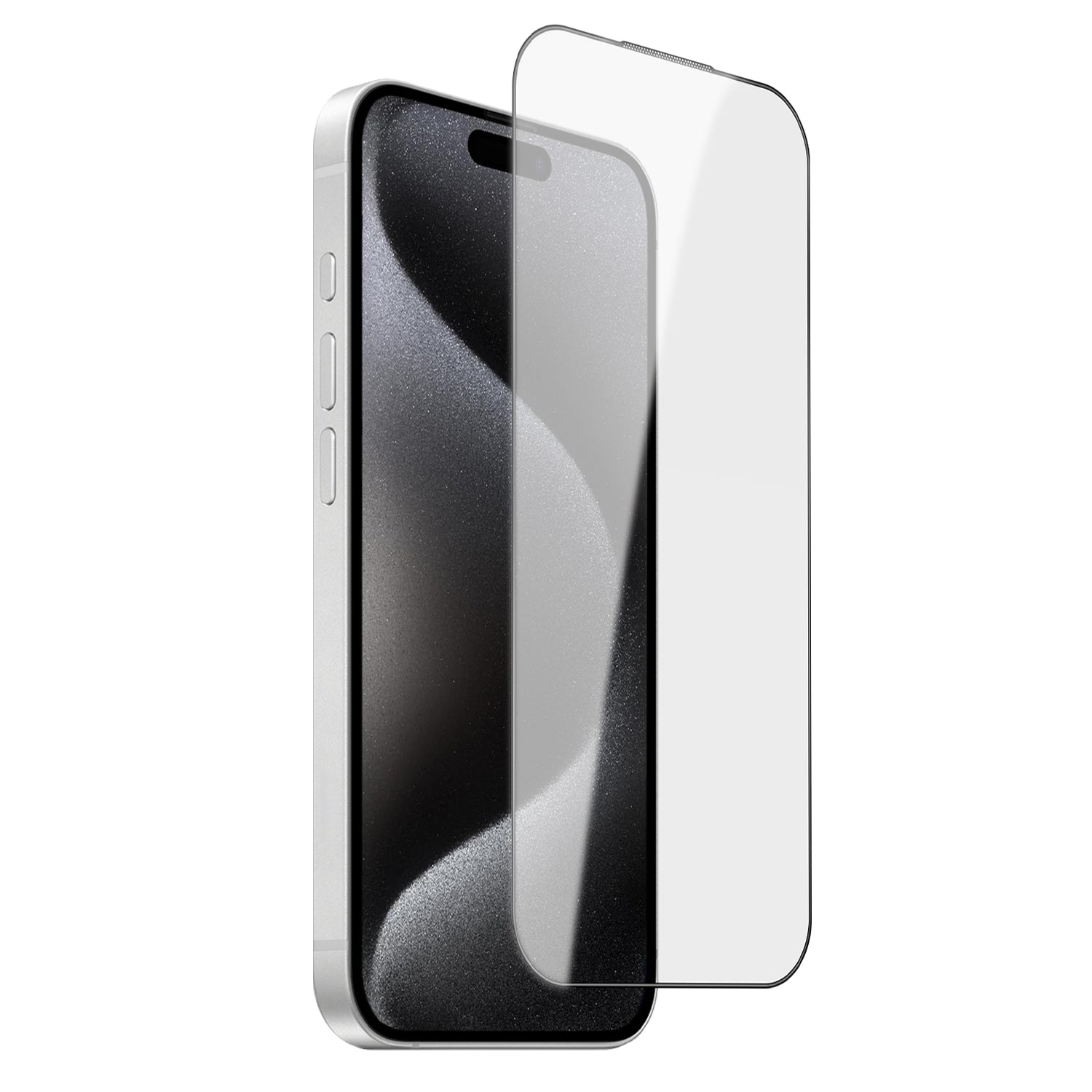 Til iPhone 15 Pro Skærmbeskytter AR Anti-refleks Silketryk Klar Høj Aluminium-silicium Glasfilm