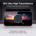 Til iPhone 15 Pro Skærmbeskytter AR Anti-refleks Silketryk Klar Høj Aluminium-silicium Glasfilm