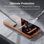 For iPhone 13 Screen Protector AR Anti-Reflective Silk Printing Clear High Aluminium-silicon Glass Film