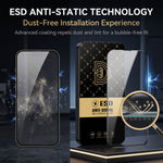 For iPhone 16e / iPhone 17e 25Pcs Screen Protector Anti-static Silk Printing Medium Alumina Glass HD Clear Film