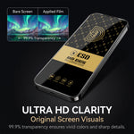 For iPhone 16e / iPhone 17e 25Pcs Screen Protector Anti-static Silk Printing Medium Alumina Glass HD Clear Film