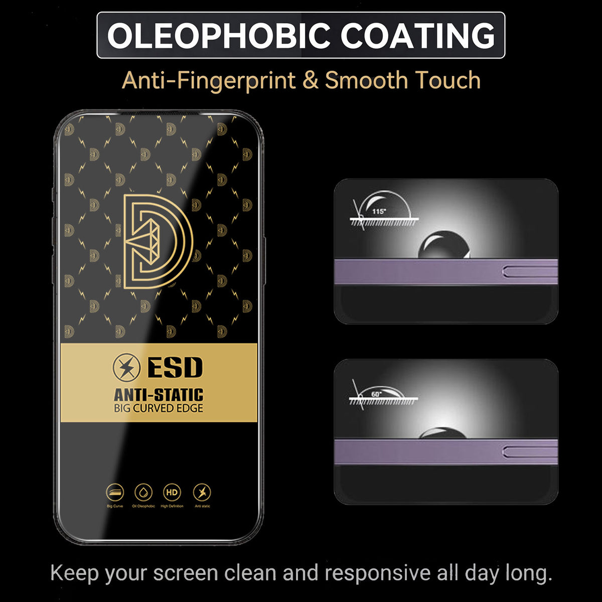 For iPhone 16e / iPhone 17e 25Pcs Screen Protector Anti-static Silk Printing Medium Alumina Glass HD Clear Film