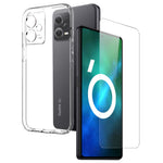 NORTHJO For Xiaomi Redmi Note 12 Pro+ 5G 2-in-1 Design Protective Anti-drop TPU Smartphone Case + Anti-scratch Tempered Glass Screen Protector