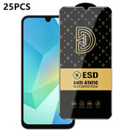 Samsung Galaxy A16 4G / Galaxy A16 5G 25 st. skärmskydd antistatiskt sidentryck medelstort aluminiumoxidglas HD klar film