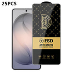 For Samsung Galaxy S26+ 25Pcs Screen Protector Anti-static Silk Printing Medium Alumina Glass HD Clear Film
