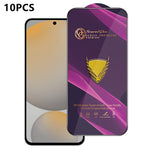 For Samsung Galaxy S24 FE 10Pcs Screen Protector Full Cover Anti-Static Clear High Aluminium-silicon Glass Film