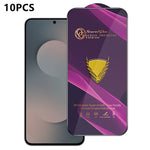 For Samsung Galaxy S26 FE / S25 FE 10Pcs Screen Protector Full Cover Anti-Static Clear High Aluminium-silicon Glass Film