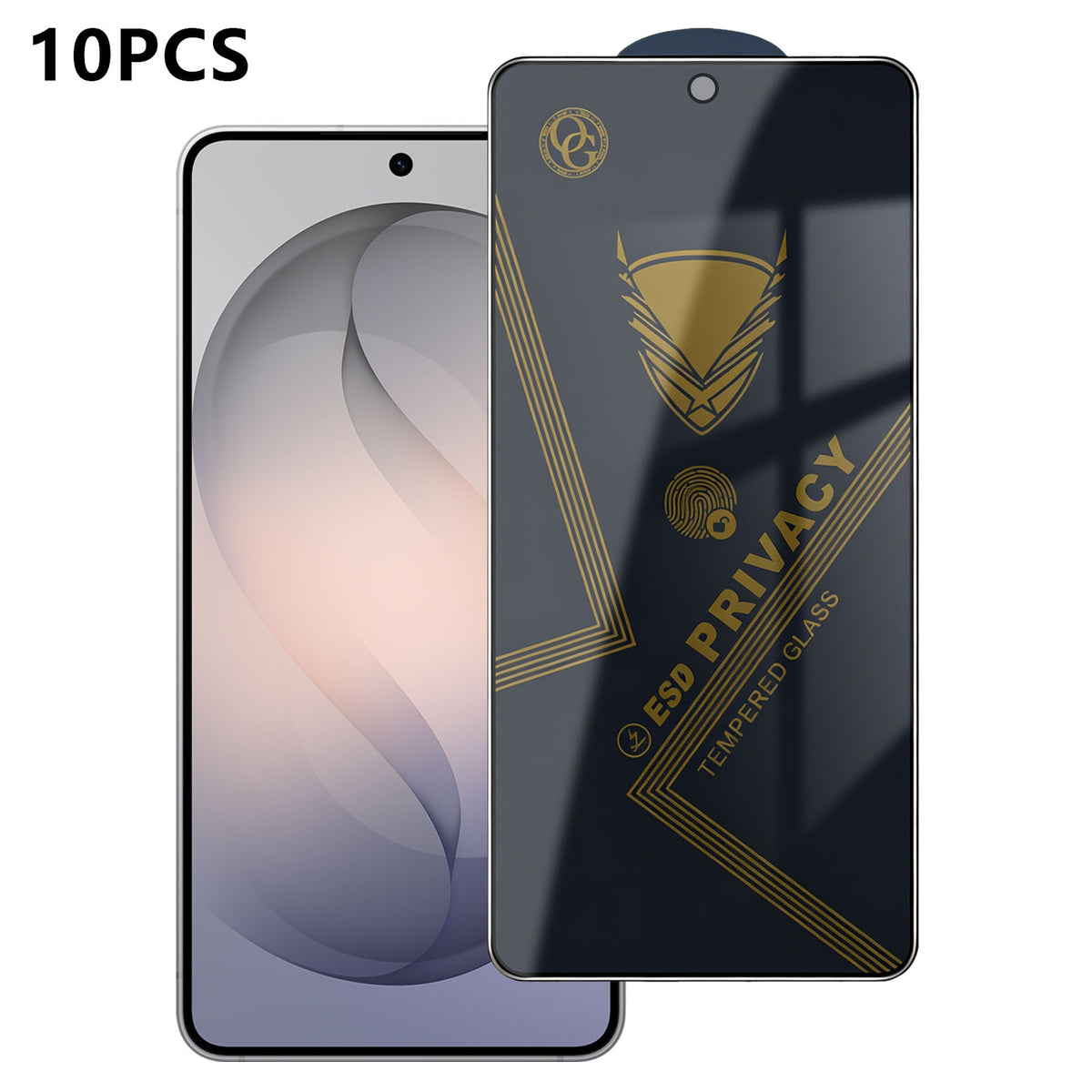 For Samsung Galaxy S26+ 10Pcs Privacy Screen Protector 28° Anti-Spy Anti-Static High Aluminium-silicon Glass Film