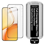 IMAK for Honor X80 Pro Max 5G Tempered Glass Full Screen Protector Full Glue Film with Dust-free Installation Tool (Fingerprint Unlock)
