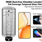 IMAK for Honor X80 Pro Max 5G Tempered Glass Full Screen Protector Full Glue Film with Dust-free Installation Tool (Fingerprint Unlock)