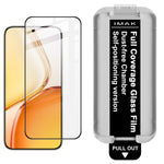 IMAK for Honor X80 Pro Max 5G Tempered Glass Full Screen Protector Full Glue Film with Dust-free Installation Tool (Fingerprint Unlock)