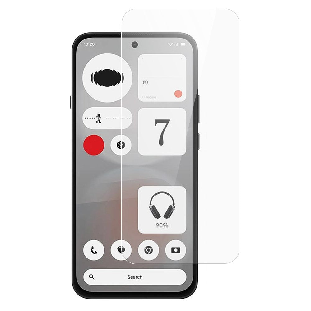 For Nothing Phone (4b) Screen Protector 0.3mm Arc Edge Tempered Glass Film, Not Complete Coverage