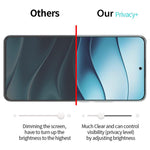 For Xiaomi 17 Max Anti Spy Privacy Full Screen Protector Black Edge High Aluminium-silicon Glass Film