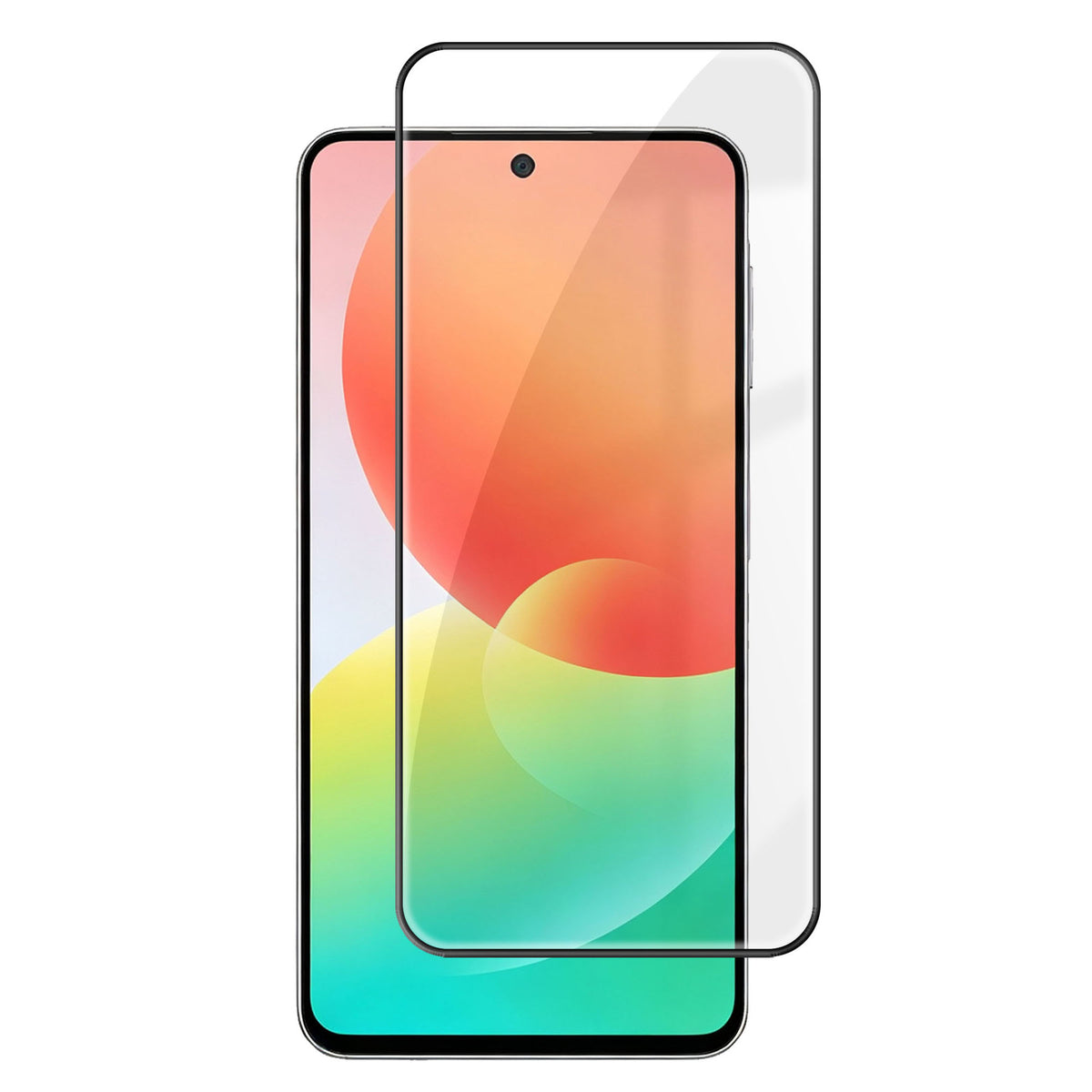 For Samsung Galaxy M47 5G HD Full Screen Protector Silk Printing Black Edge High Aluminum-silicon Glass Film