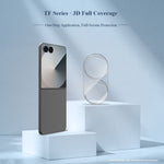 LEREACH 2Pcs For Samsung Galaxy Z Flip8 Camera Lens Protector Full Cover High Aluminum-Silicon Glass Lens Film with Auto-Align Installation Frame