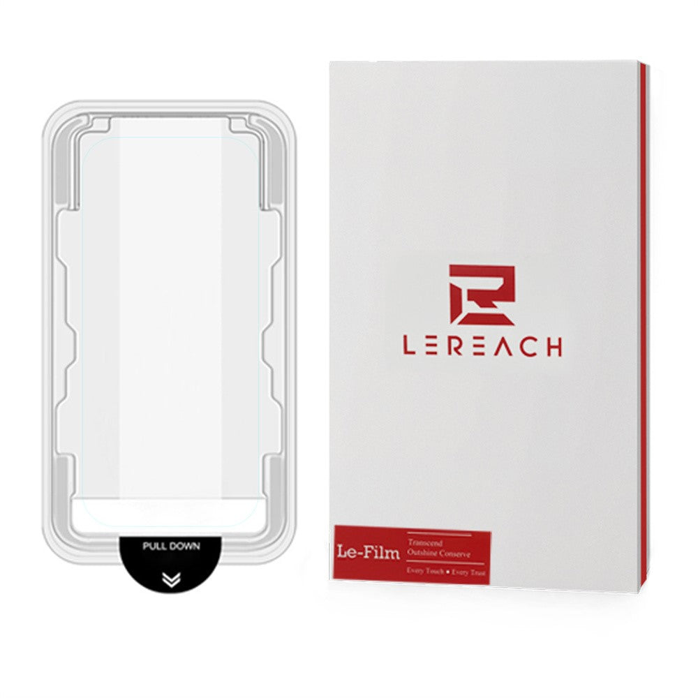 LEREACH För Oppo Reno16 F 5G / Reno16 FS 5G / Reno15 F 5G / Reno15 5G (Global) / Reno15 FS 5G Härdat glas Helskärmsskydd Anti-fingeravtrycksfilm med dammfritt installationsverktyg