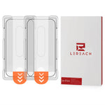 LEREACH 2 st. för Oppo Reno16 F 5G / Reno16 FS 5G / Reno15 F 5G / Reno15 5G (Global) / Reno15 FS 5G härdat glas helskärmsskydd anti-fingeravtrycksfilm med dammfritt installationsverktyg
