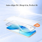 LEREACH 2 st. för Oppo Reno16 F 5G / Reno16 FS 5G / Reno15 F 5G / Reno15 5G (Global) / Reno15 FS 5G härdat glas helskärmsskydd anti-fingeravtrycksfilm med dammfritt installationsverktyg