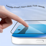 LEREACH 2 st. för Oppo Reno16 F 5G / Reno16 FS 5G / Reno15 F 5G / Reno15 5G (Global) / Reno15 FS 5G härdat glas helskärmsskydd anti-fingeravtrycksfilm med dammfritt installationsverktyg