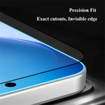 LEREACH 2 st. för Oppo Reno16 F 5G / Reno16 FS 5G / Reno15 F 5G / Reno15 5G (Global) / Reno15 FS 5G härdat glas helskärmsskydd anti-fingeravtrycksfilm med dammfritt installationsverktyg