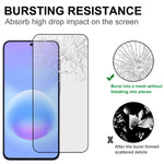 Til Samsung Galaxy A37 5G AGC Hærdet Glas Skærmbeskyttelse Silketryk Mat Fuld Lim Fuld Dækkende Film