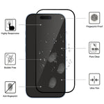 For iPhone 18 Pro AGC Tempered Glass with Black Edge Full Glue Full Coverage Screen Protector